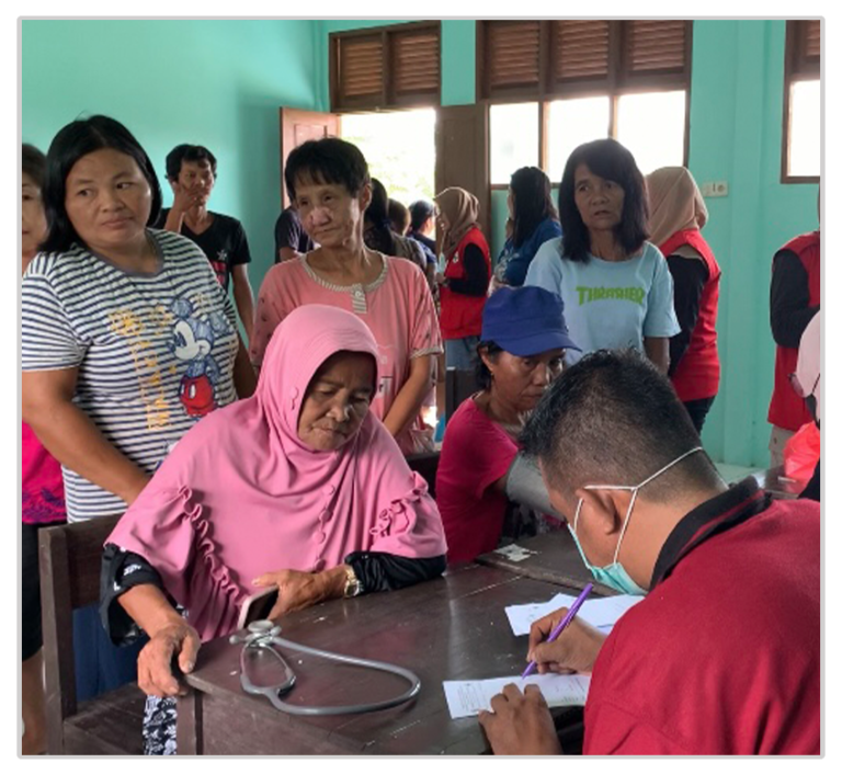Pemeriksaan Kesehatan Masyarakat Marginal Dusun Jelandang