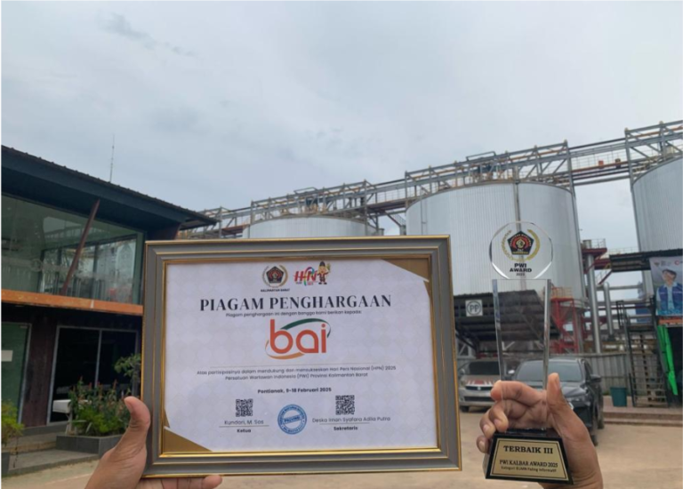 PT BAI Raih Penghargaan “BUMN Paling Informatif Terbaik III” di PWI Award 2025